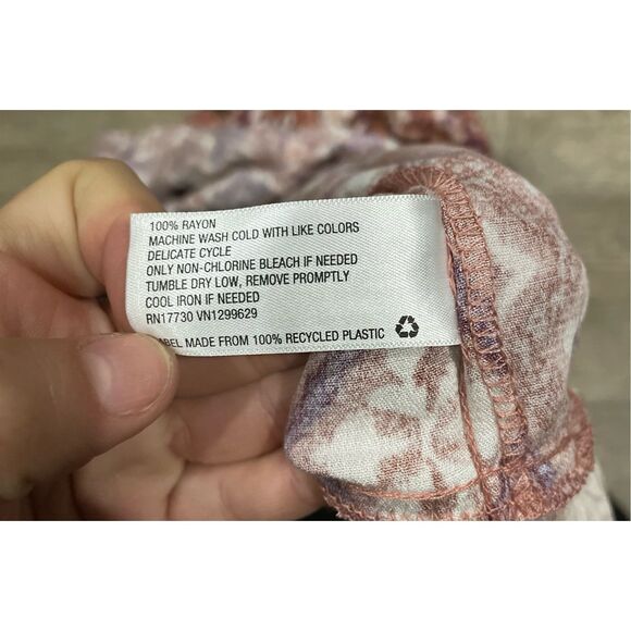 Knox Rose Medium Brown Boho Oversized Dress New - Picture 7 of 8